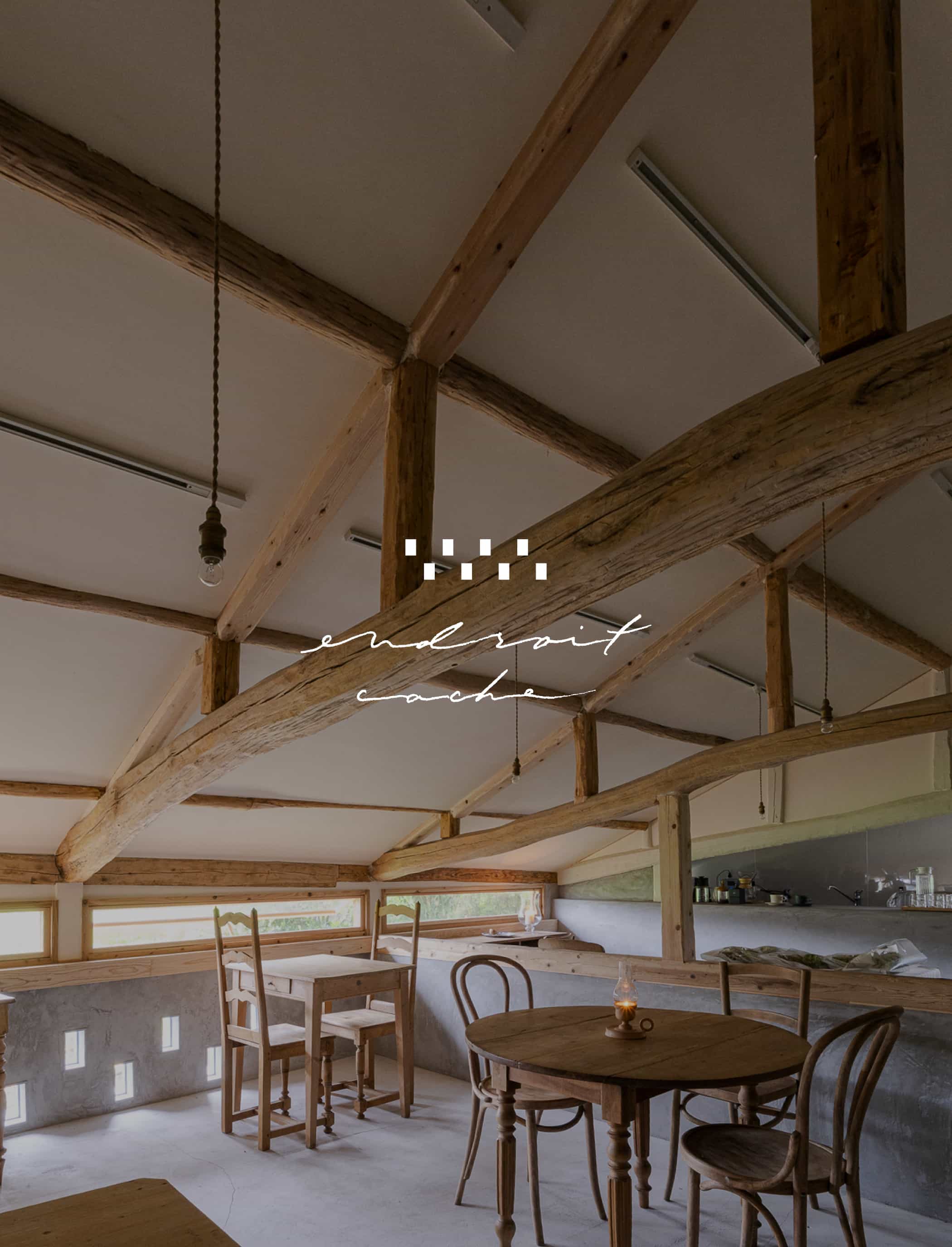 endroit cache / cafe